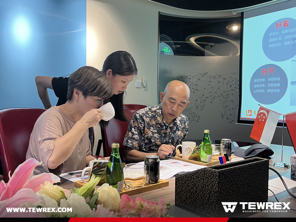 Singapore Client Visited TEWREX Office