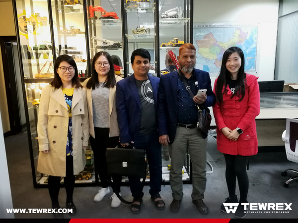 Jordan Customer Visited TEWREX Office