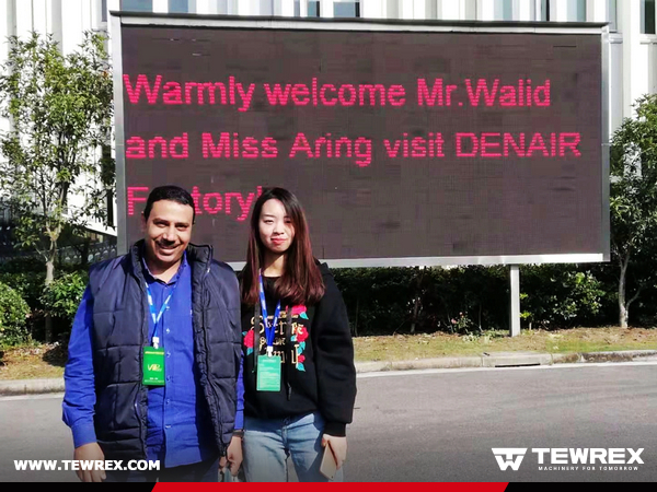 Egypt Customer Visited Denair Factory