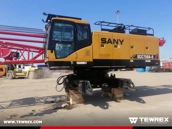 Egypt - 1 Unit SANY SCC1000A-6 60TON Crawler Crane & 2 SANY SCC1000A-6 100TON Crawler Crane & 1 SANY SCC1350A-6 135Ton Crawler Crane 