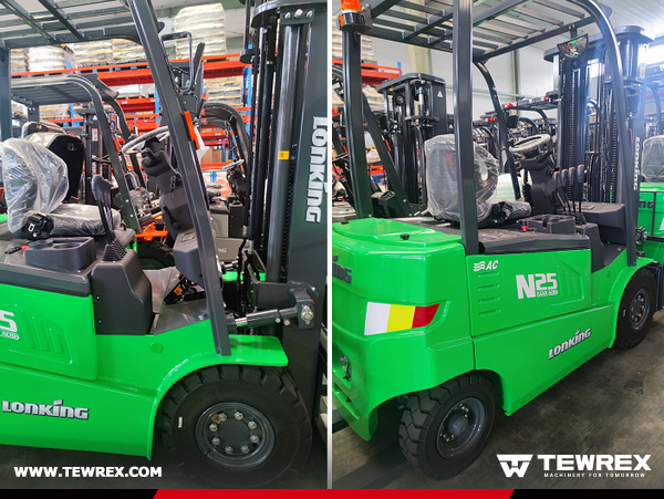 Spain - 3 Units LONKING CPCD25 LEAD-ACID Forklifts